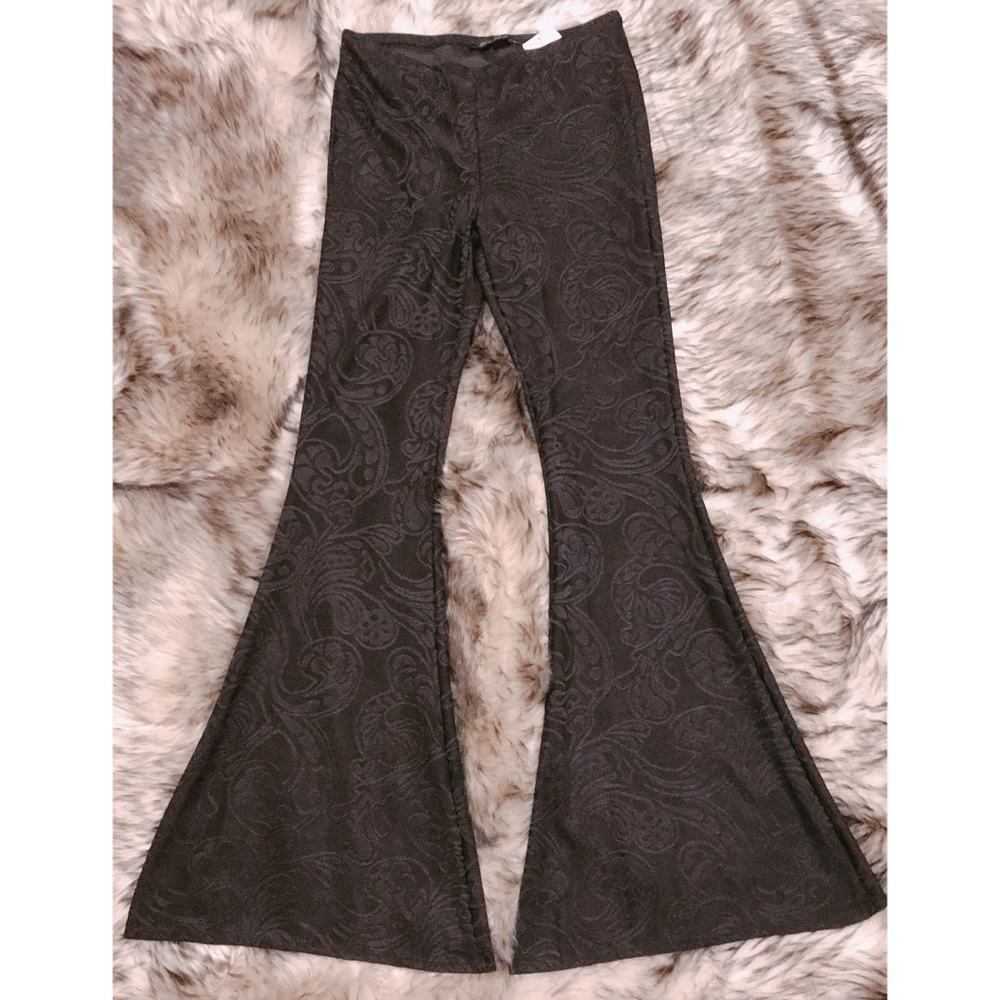 Honey punch black bell bottoms